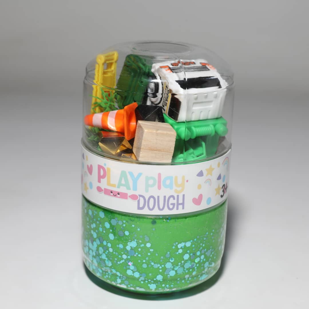 Play Dough Jar - Trash Truck