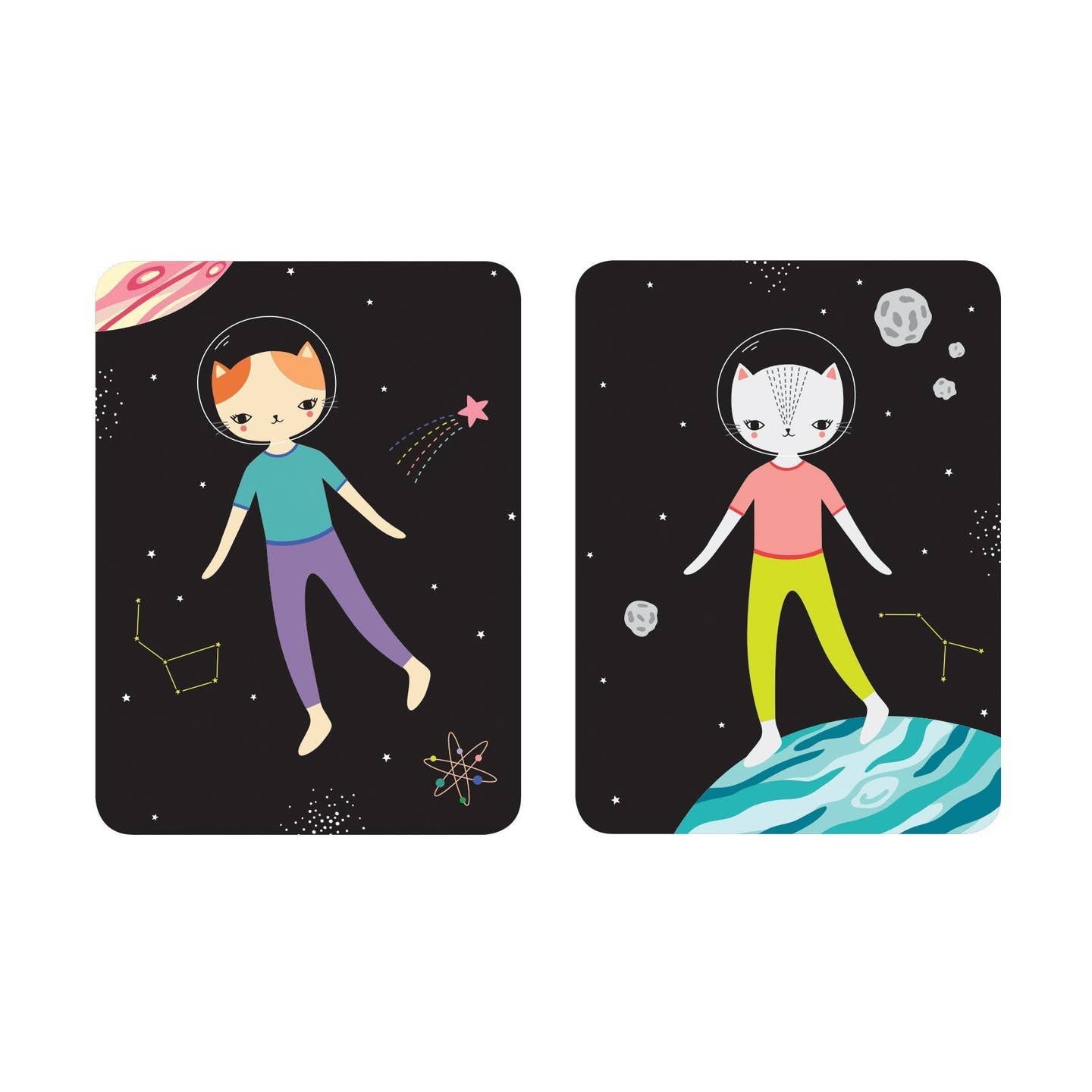 Magnetic Dress-Up - Space Cat