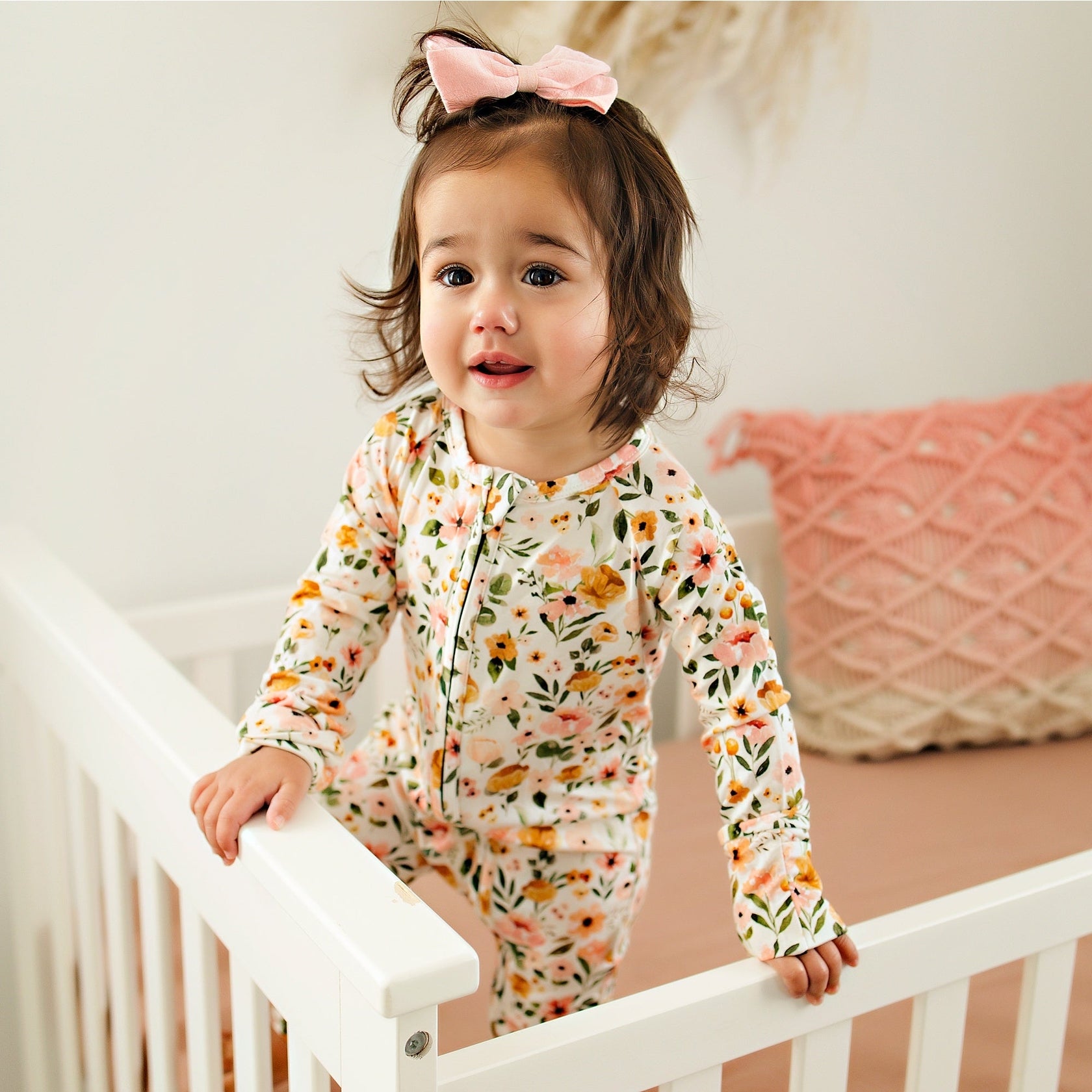 Boho Floral Bamboo Romper