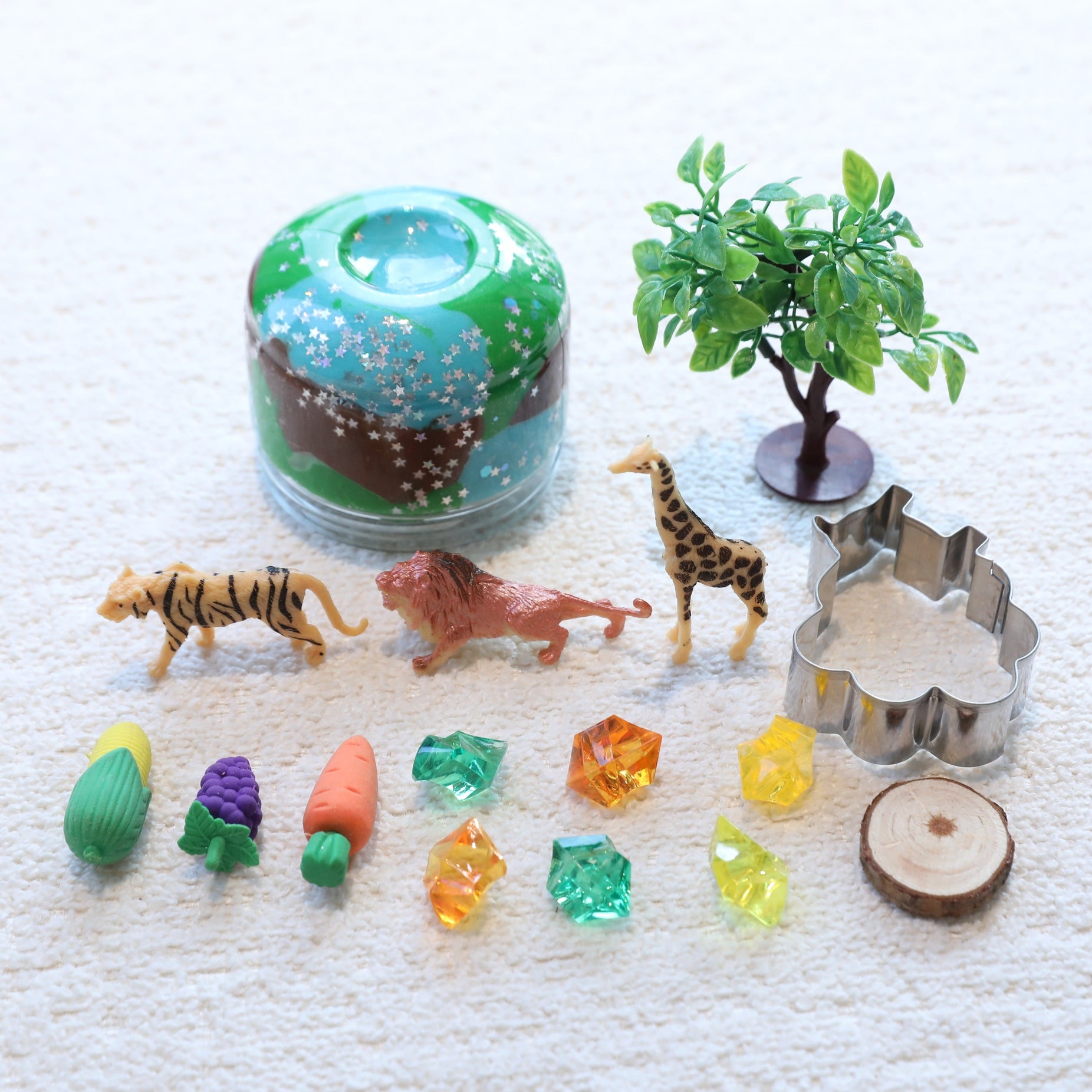 Play Dough Jar - Zoo