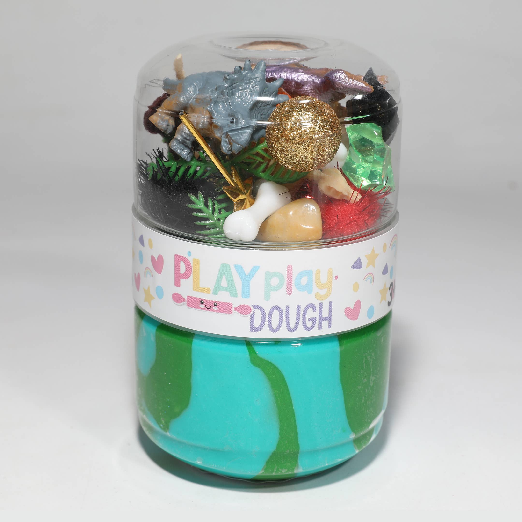 Play Dough Jar - Dinosaur