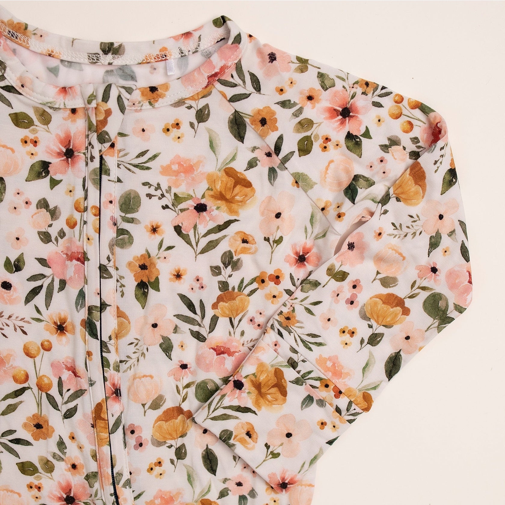 Boho Floral Bamboo Romper
