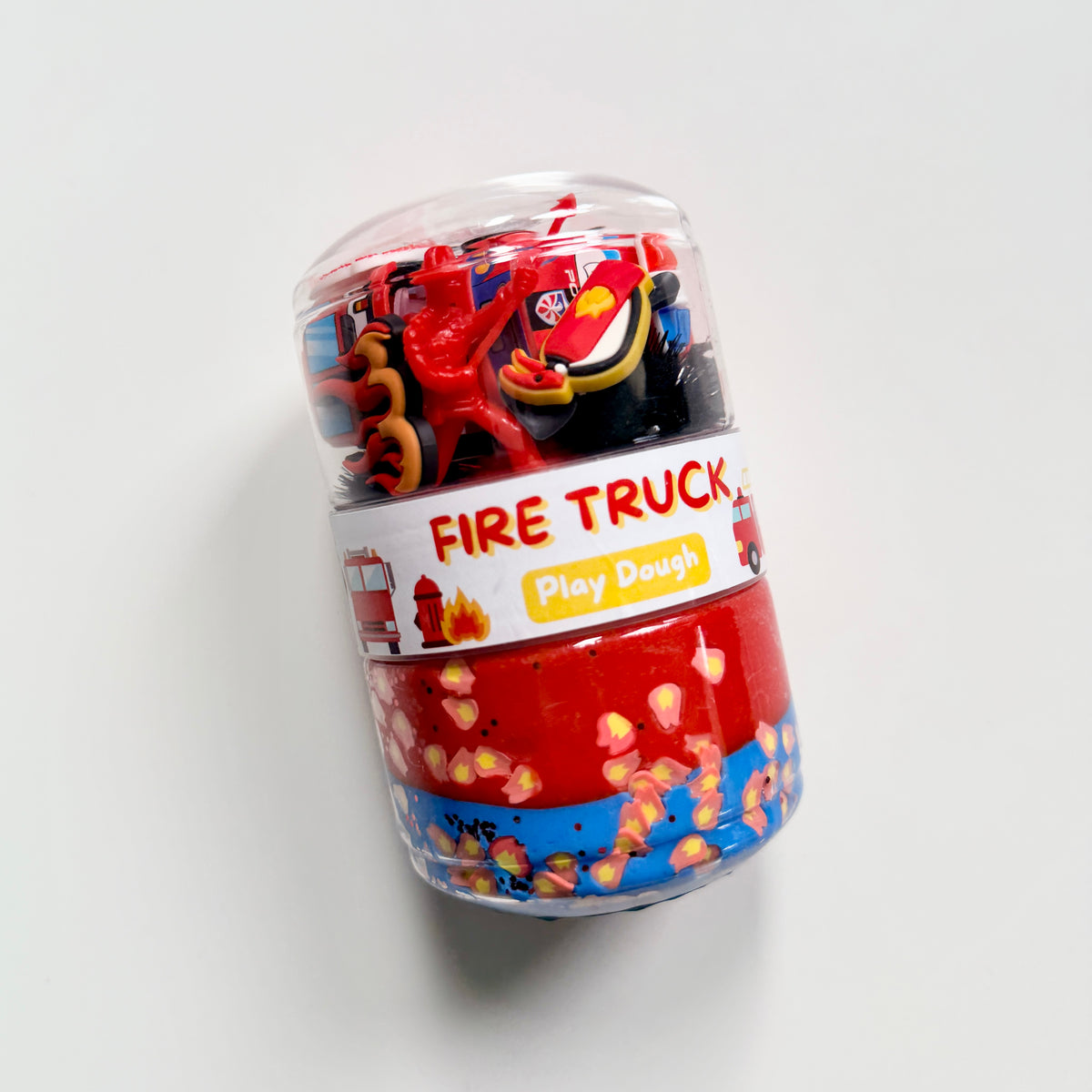 Play Dough Jar - Fire Truck