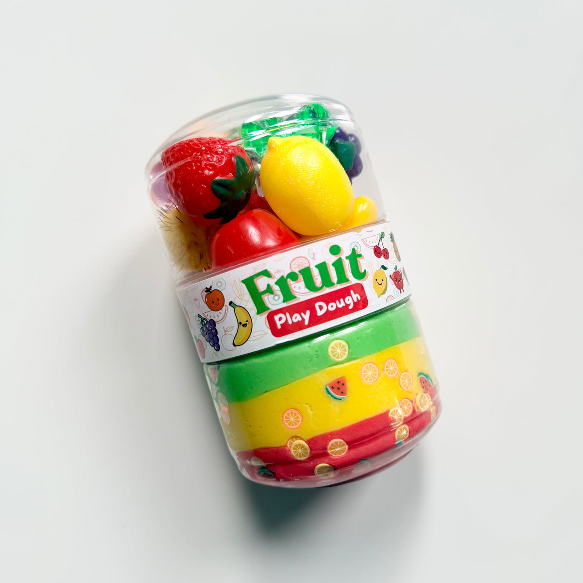Play Dough Jar - Fruit