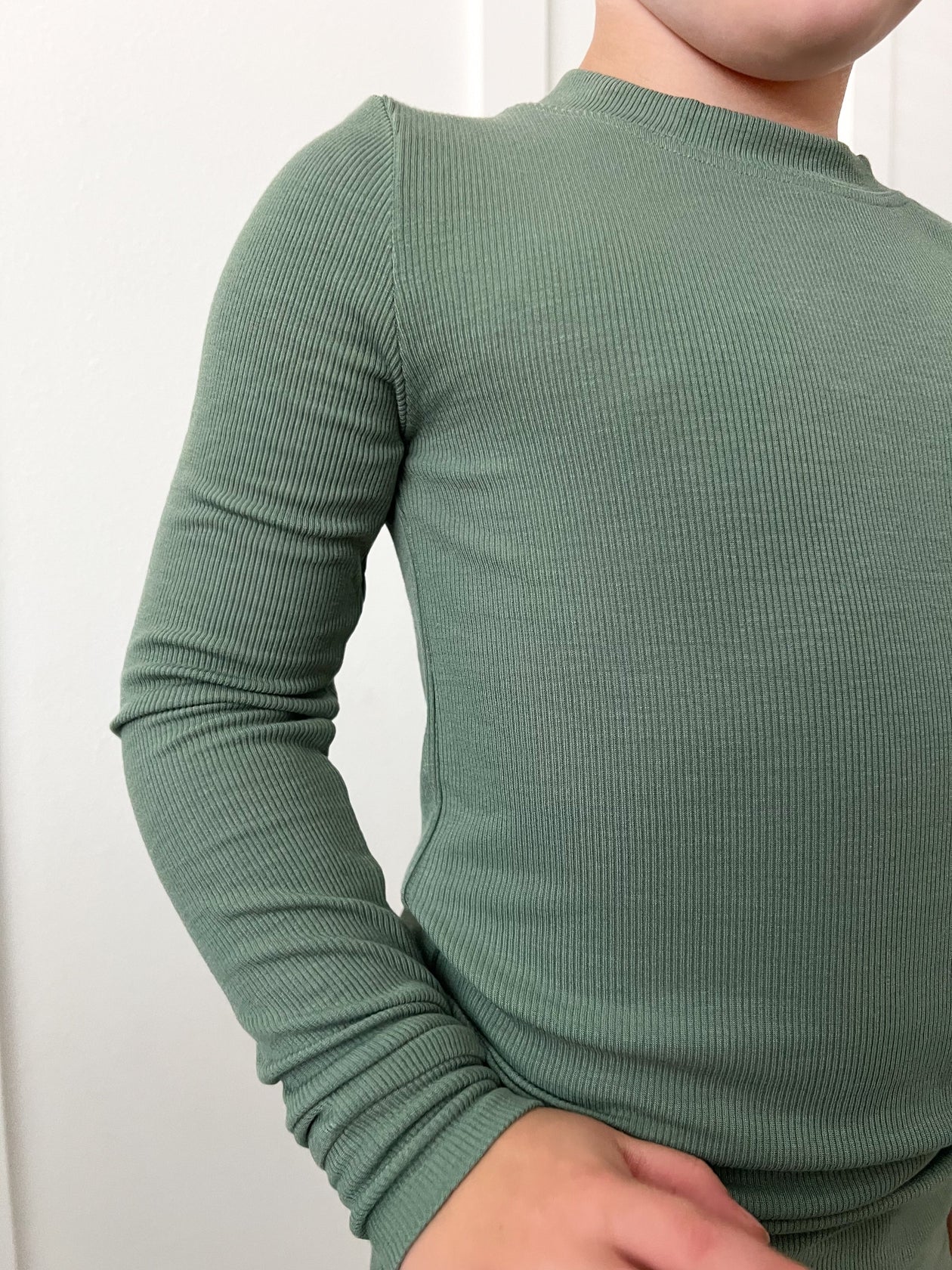 Ribbed Pajama Set