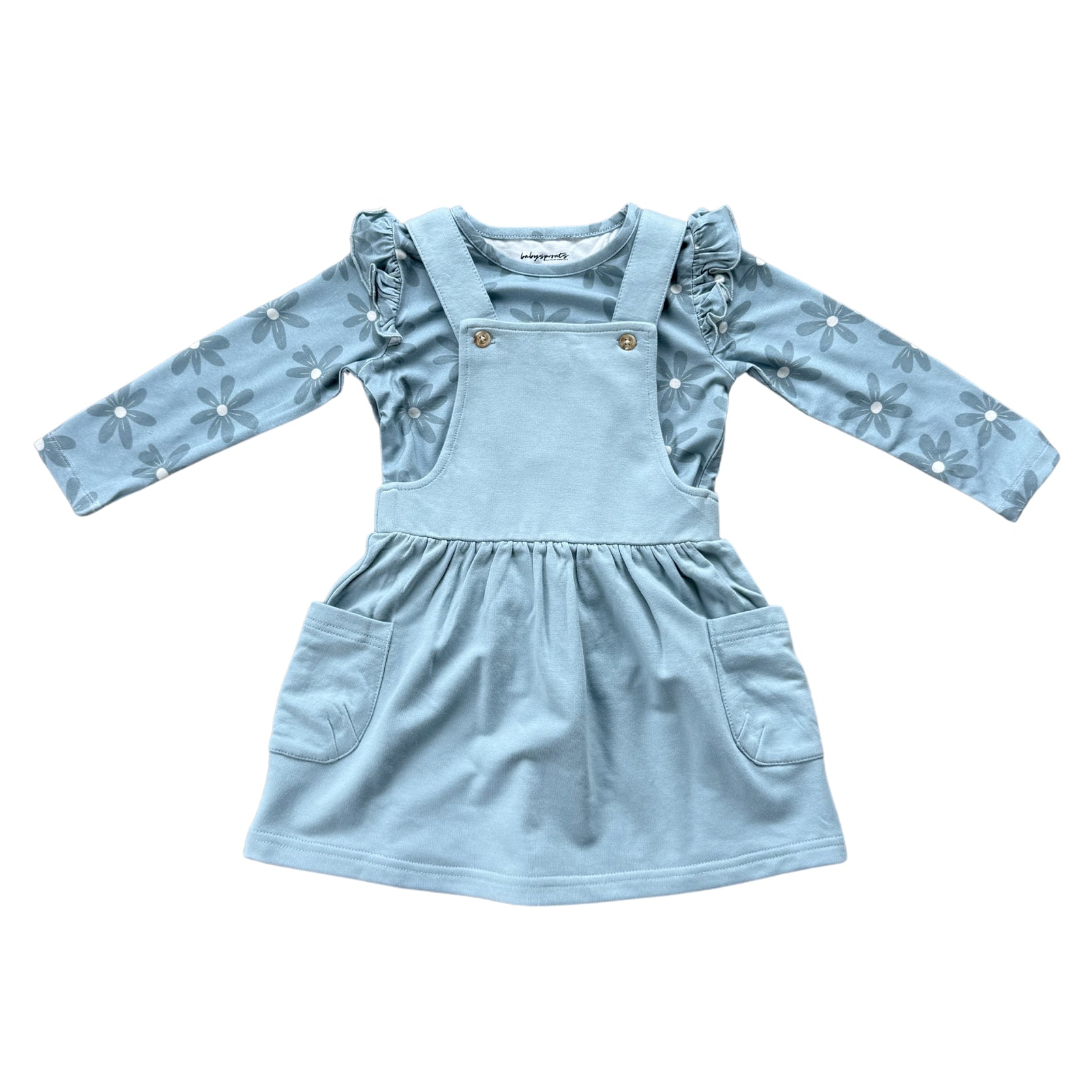 Blue Daisy Jumper Set