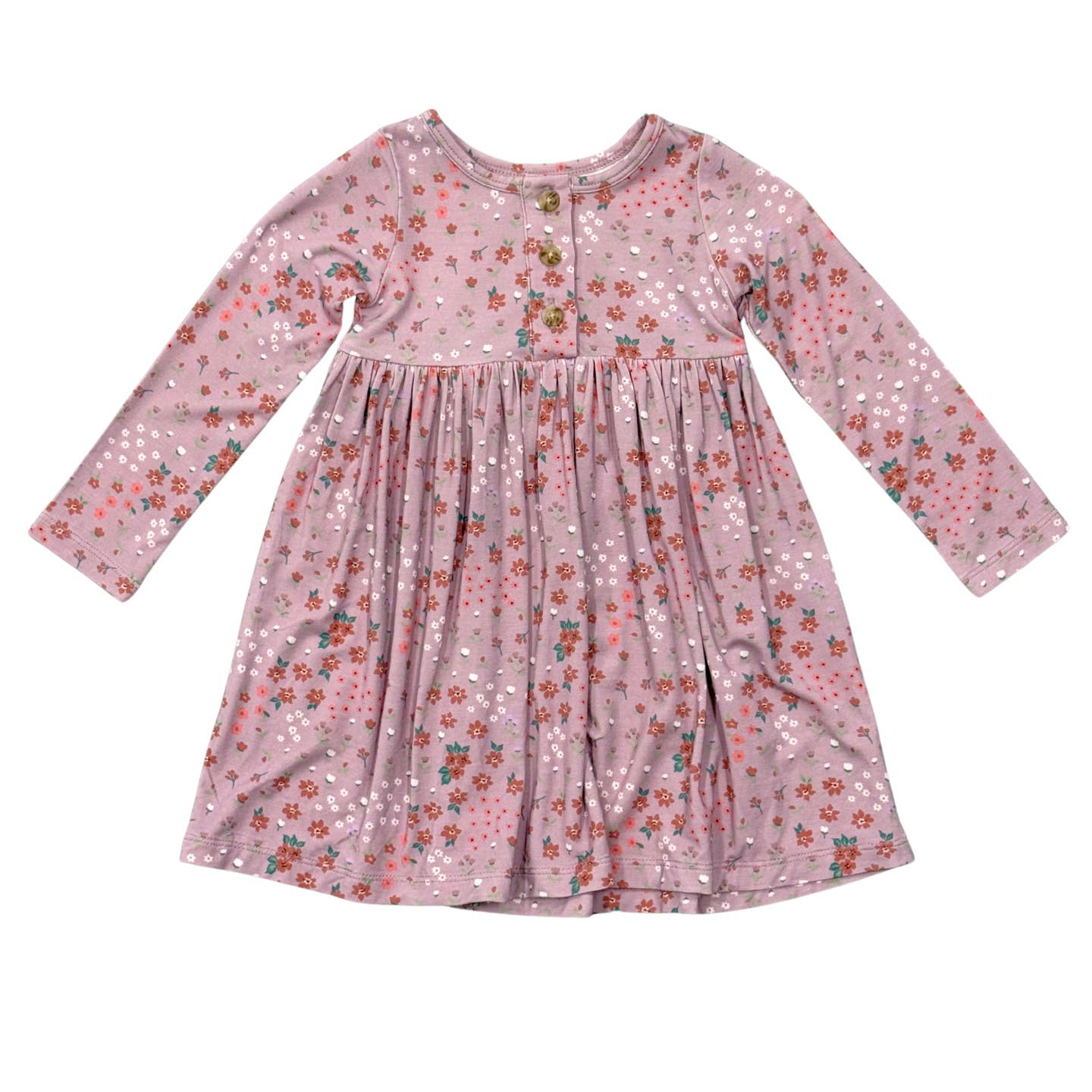 Long Sleeve Henley Dress