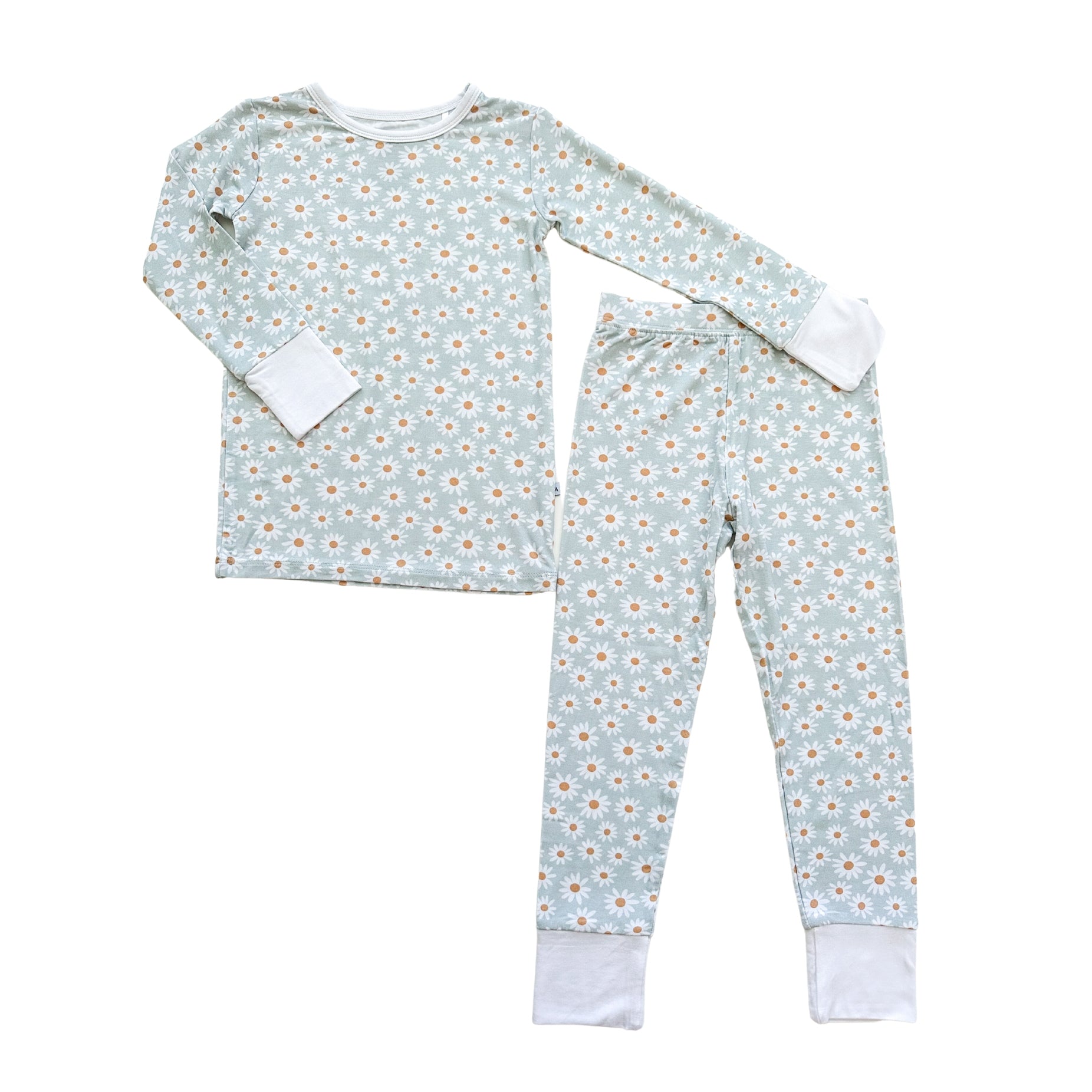 Blue Daisy Two Piece Pajamas