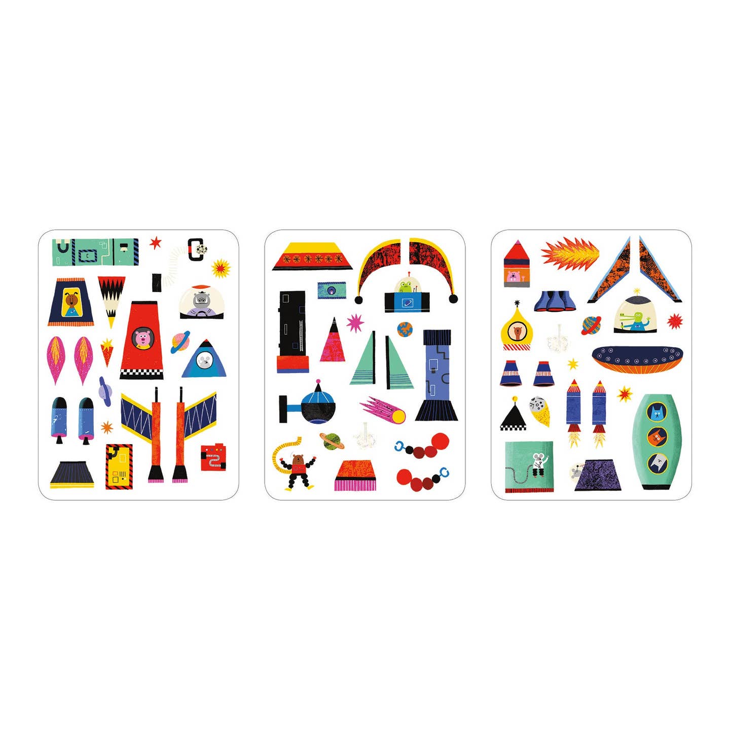 Magnetic Build-It - Rocket Ships