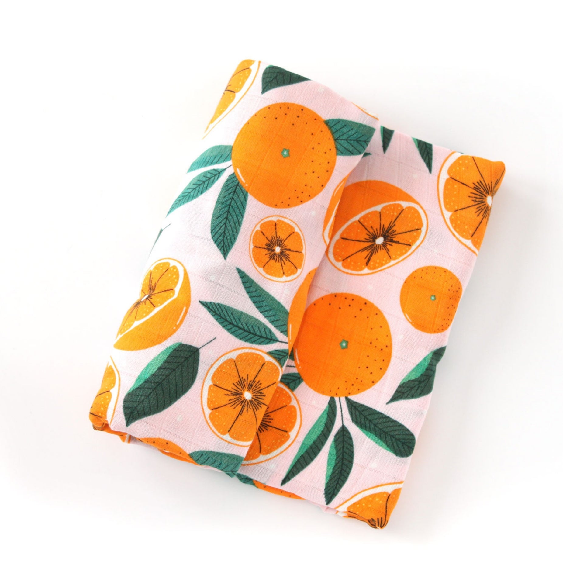 Bamboo Muslin Swaddle - Oranges