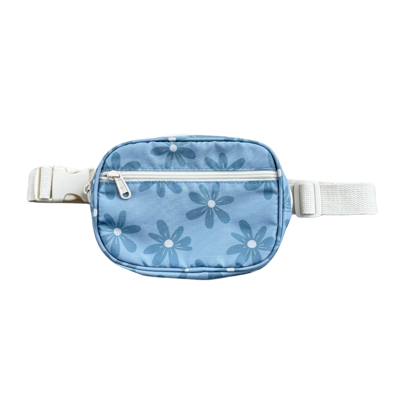 Mini Belt Bag in Blue Daisy